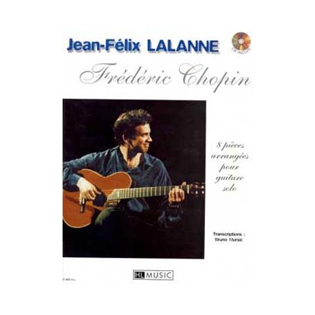 CHOPIN 8 PIECES ARRANGEES LALANNE (PARTITION + CD)