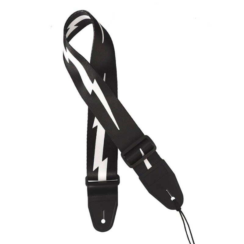 SANGLE GUITARE GAUCHO ICON SERIES LIGHTNING BOLT GST-160-LB