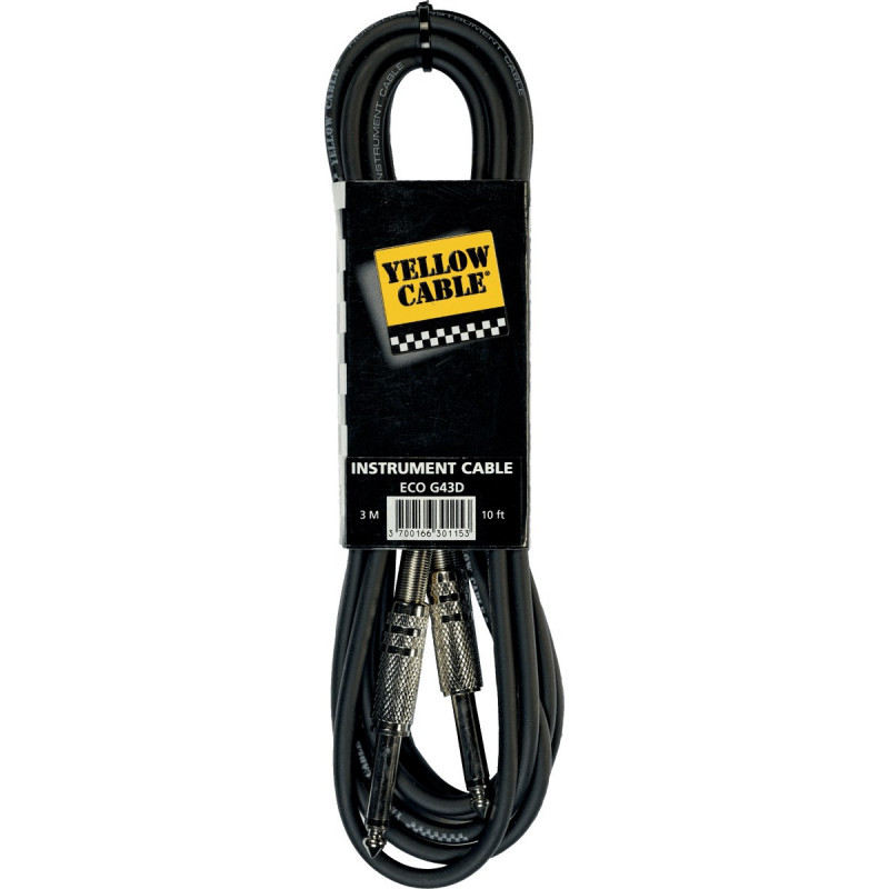 CABLE YELLOW CABLE JACK/JACK 3M ECO G43D