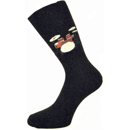 CHAUSSETTES NOIRES BATTERIE MGC TAILLE 39/45