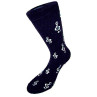 CHAUSSETTES NOIRES CLES DE SOL TAILLE 39/45