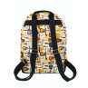 SAC A DOS BE CLASSIC MOTIFS GUITARES COLORIS CREME