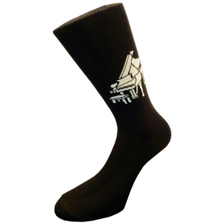 CHAUSSETTES NOIRES PIANO MGC TAILLE 39/45