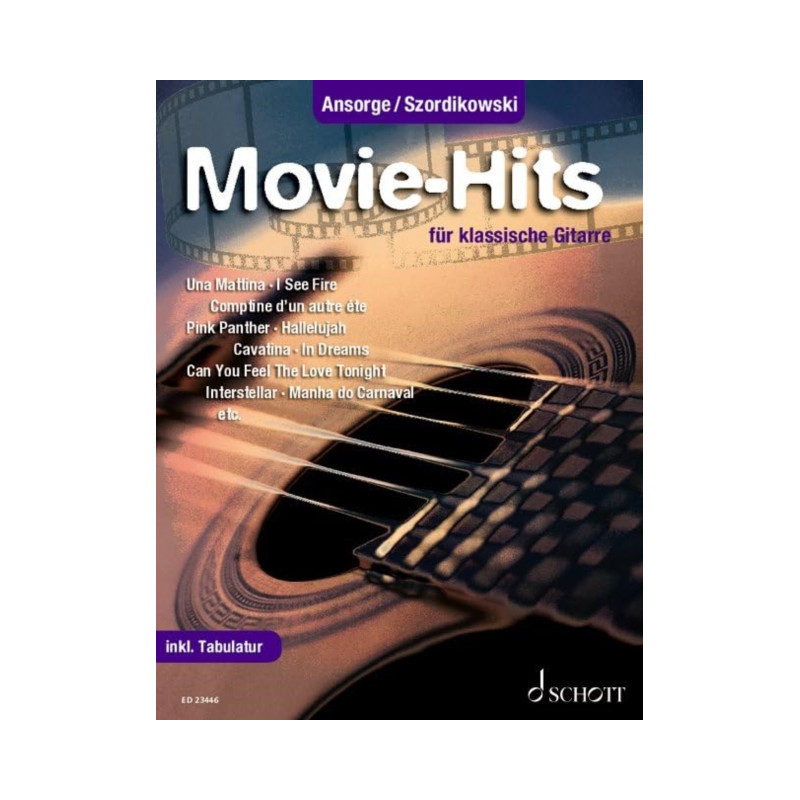 MOVIE HITS POUR GUITARE CLASSIQUE