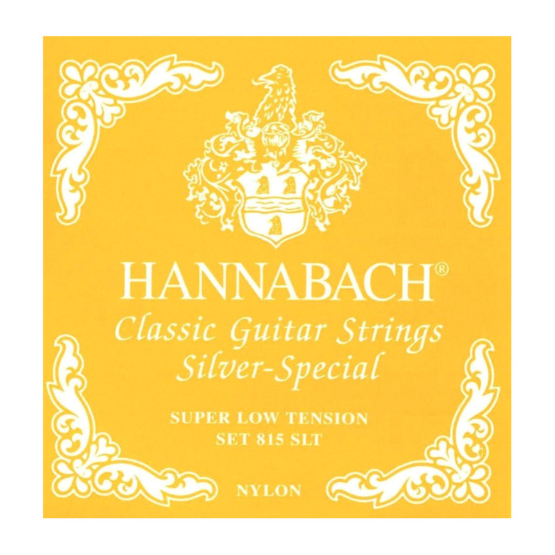 HANNABACH SILVER SPECIAL JAUNE SUPER LOW TENSION JEU 815SLT
