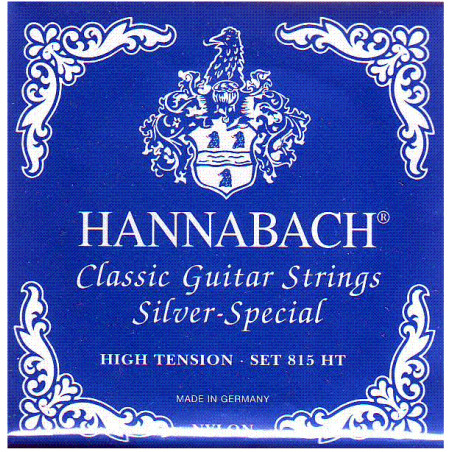 HANNABACH SILVER BLEU HIGH TENSION JEU 815HT