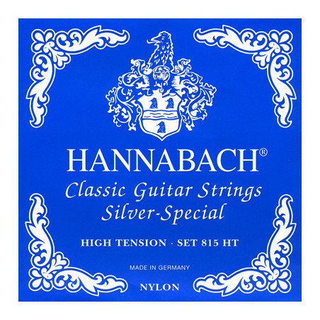 HANNABACH SILVER BLEU HIGH TENSION CORDE 4 RE 8154HT