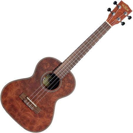UKULELE KALA TENOR CHOCOLATE EXOTIC BURL AVEC HOUSSE