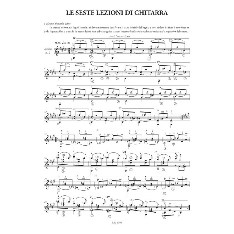 SAGRERAS 6EMES LECONS DE GUITARE