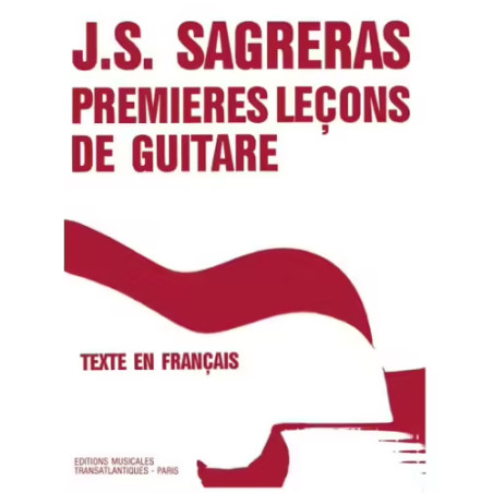 SAGRERAS 1ERES LECONS DE GUITARE ET1691