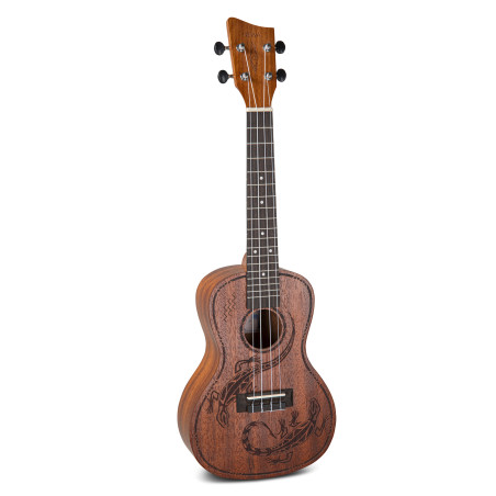 UKULELE VGS MONOA CONCERT WILDLIFE LEZARD VG512466