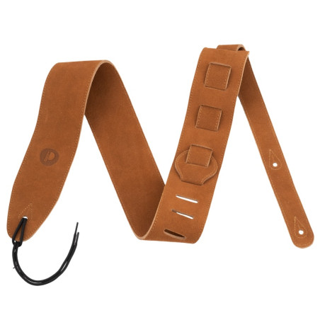 SANGLE PRODIPE 65MM CUIR DAIM DOUBLEE BEIGE SDAIM1 