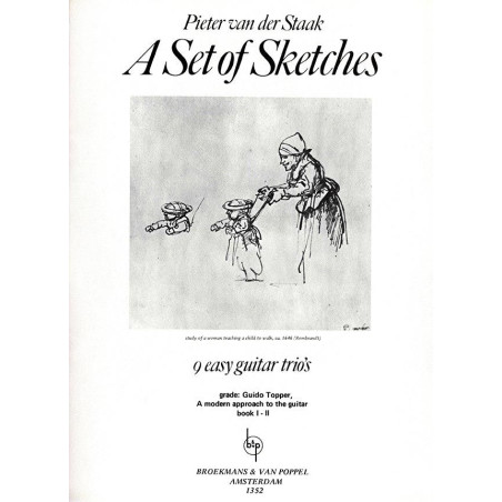 VAN DER STAAK 9 EASY GUITAR TRIO'S BVP1352