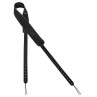 SANGLE GAUCHO NOIR EXTRA LONGUE 