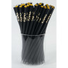 CRAYON CLE DE SOL OR AVEC CRISTAL JAUNE B1112