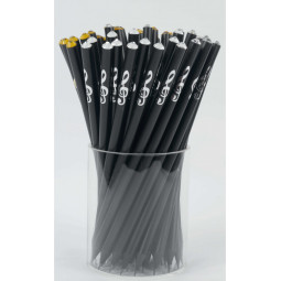 CRAYON CLE DE SOL ARGENT AVEC CRISTAL BLANC B1113