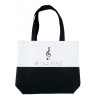 SAC TISSU CITY SHOPPER ALL YOU NEED IS MUSIC CLE DE SOL B3029