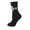 CHAUSSETTES 43/45 NOIRES MOTIF BATTERIE MUSIK-BOUTIQUE SODR4345