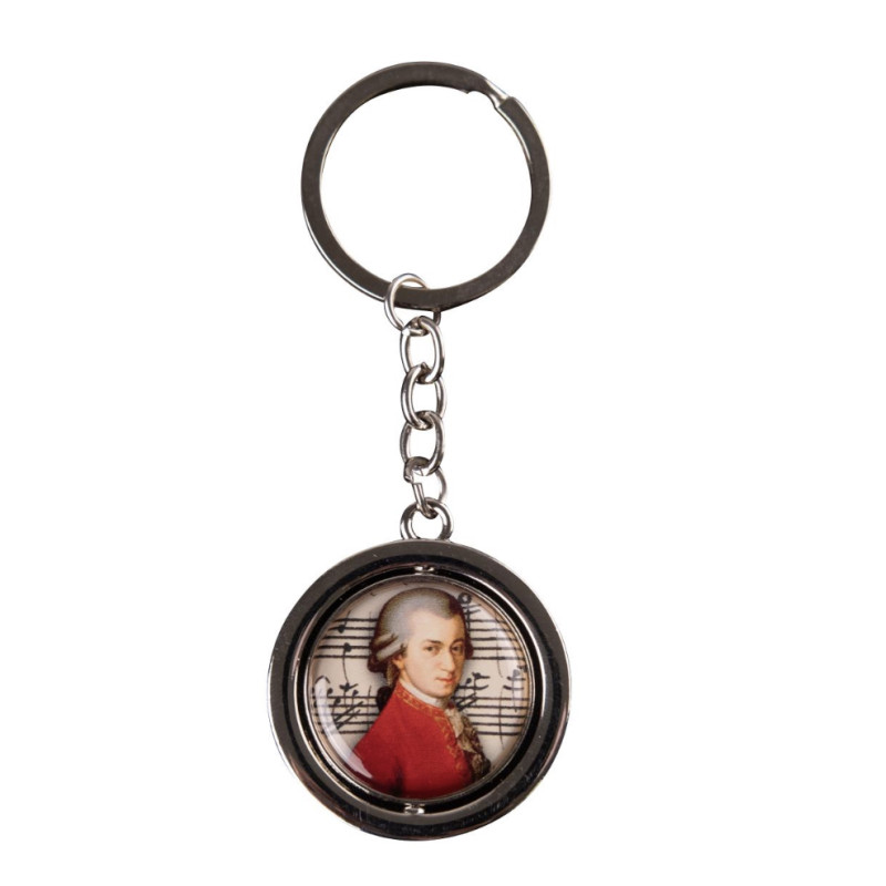 PORTE CLES DOUBLE FACE MOZART 3743KRMO