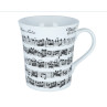 MUG SONATE VIVALDI BLANC MUSIK-BOUTIQUE 6132POBE