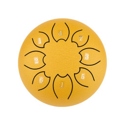 STEEL TONGUE DRUM HAYMAN DOM 6" 8 NOTES C MAJOR GOLD HTD0608/GD