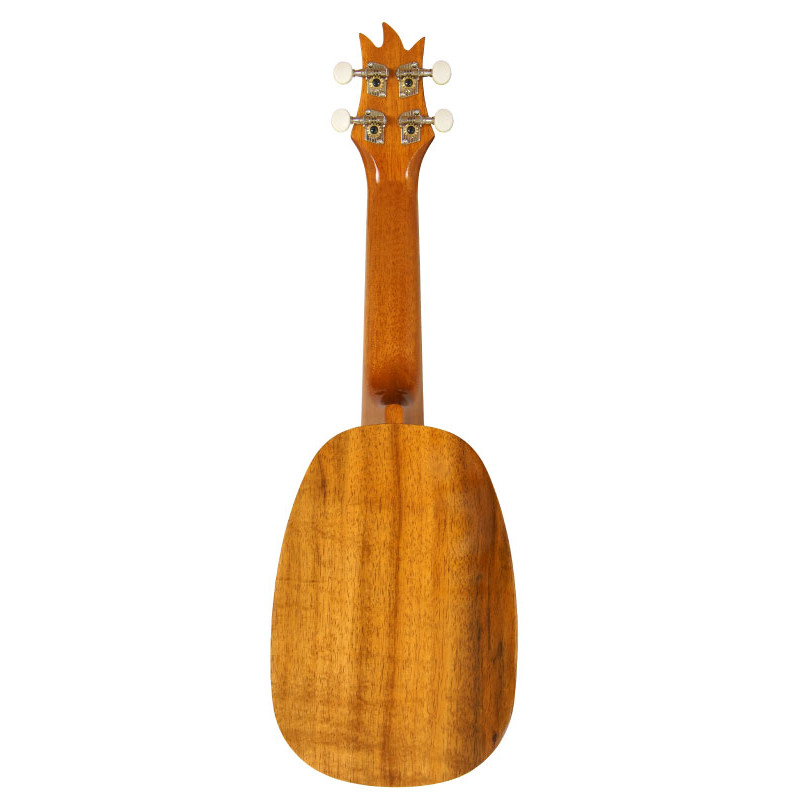 UKULELE KIWAYA FAMOUS SOPRANO KOA HAWAIEN PINEAPPLE FS4PG