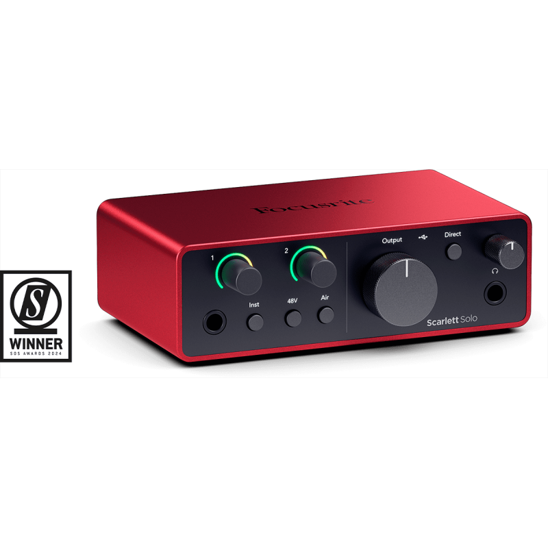 FOCUSRITE RFO SCARLETT4 SOLO PREAMPLI MICRO