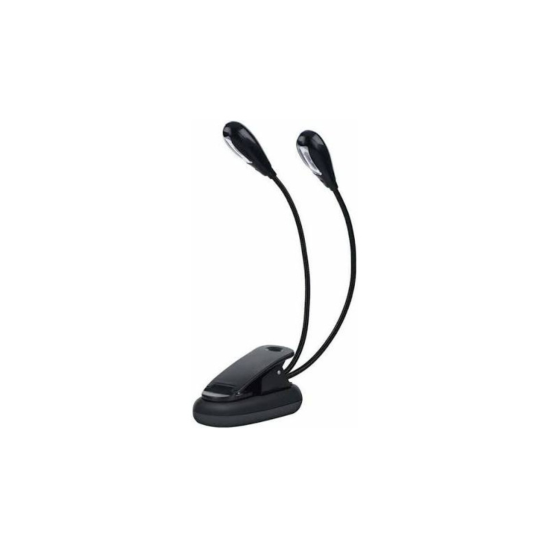 LAMPE DE PUPITRE LM PRO DOUBLE BRANCHE NOIR