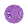 STEEL TONGUE DRUM HAYMAN DOM 6" 8 NOTES C MAJOR PURPLE HTD0608/PU