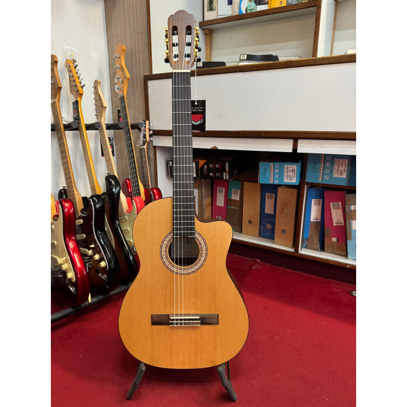 GUITARE CLASSIQUE PRODIPE PRIMERA ELECTRO NATUREL 4/4 CEQ