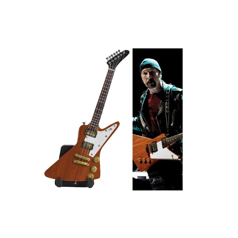 MINIATURE BABY GUITAR THE EDGE U2 15CM
