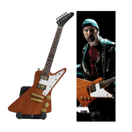 MINIATURE BABY GUITAR THE EDGE U2 15CM