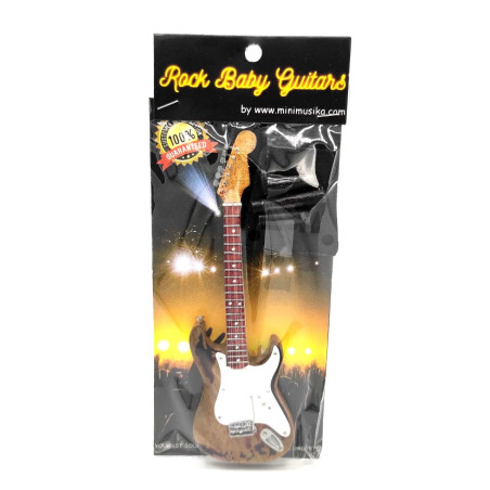 MINIATURE BABY GUITAR RORY GALLAGHER 15CM