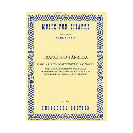 TARREGA COMPOSITIONS ORIGINALES UE16687