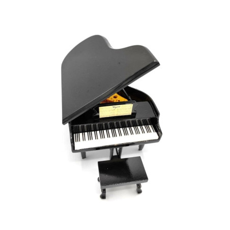 MINIATURE PIANO A QUEUE NOIR