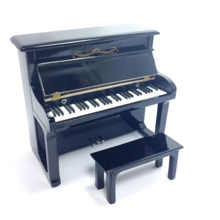 MINIATURE PIANO DROIT NOIR