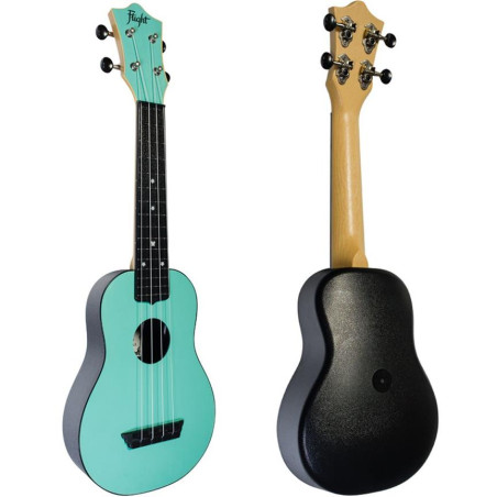 UKULELE FLIGHT SOPRANO ABS TRAVEL LIGHT BLUE TUS35LB