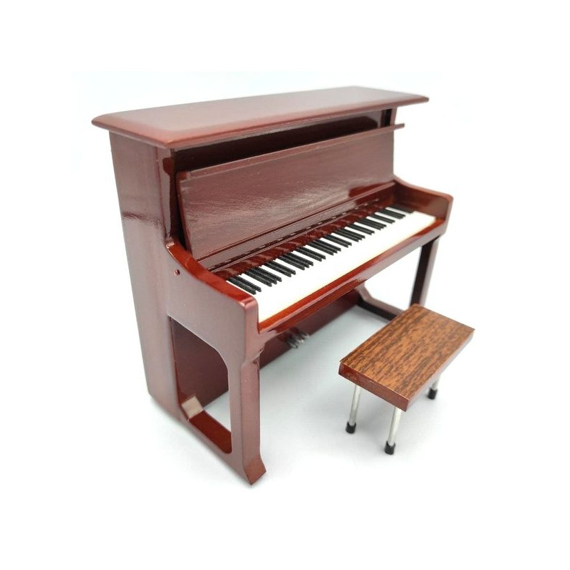 MINIATURE PIANO DROIT COULEUR BOIS