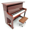 MINIATURE PIANO DROIT COULEUR BOIS