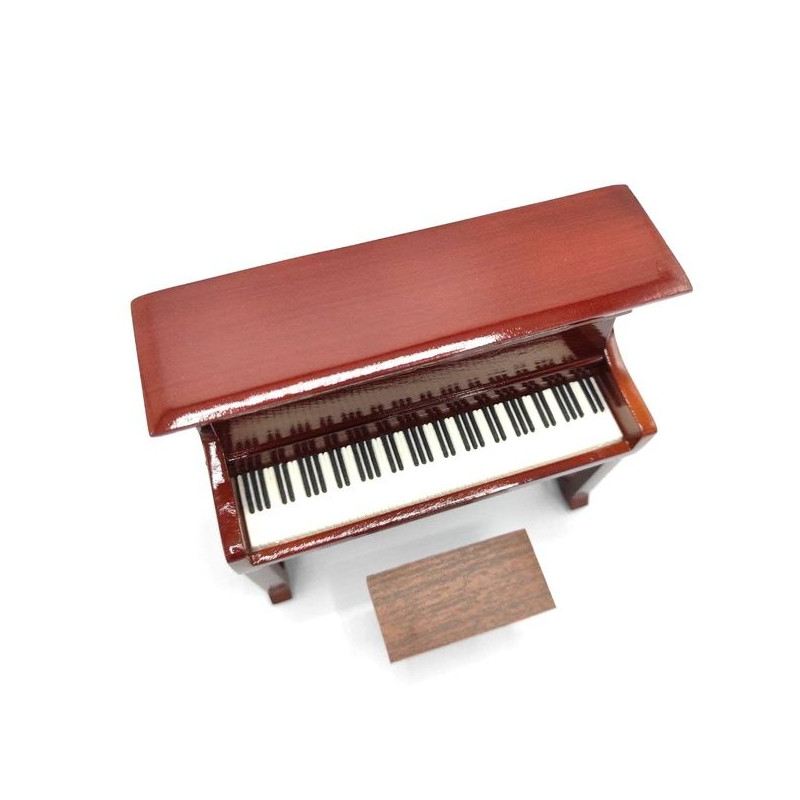MINIATURE PIANO DROIT COULEUR BOIS
