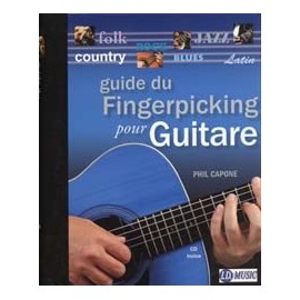 CAPONE GUIDE FINGERPICKING (PACK PARTITION+CD)