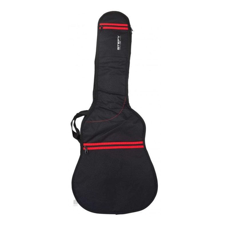 HOUSSE STEFY LINE FOLK 8 MM NOIR/ROUGE