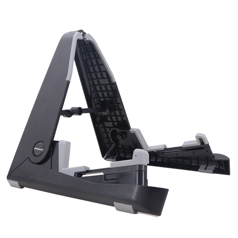 STAND GUITARE GROOVIT NOIR UNIVERSEL PLIABLE ET REGLABLE 