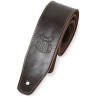 SANGLE SOLDIER CUIR LISSE MARRON FONCE GL01402