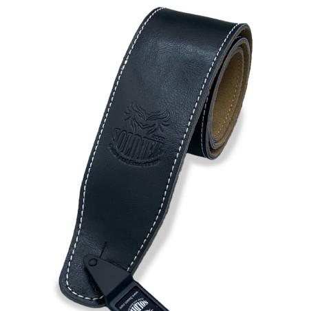 SANGLE SOLDIER CUIR LISSE NOIR GL01401