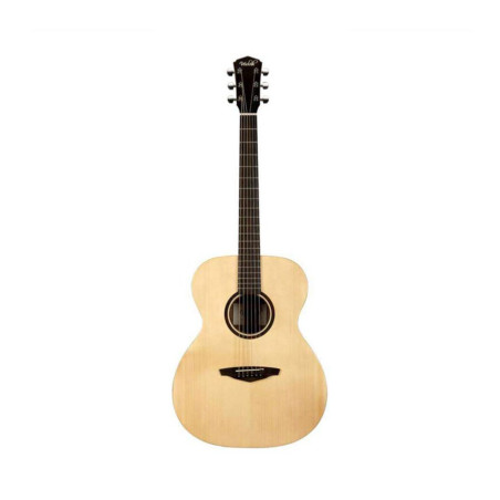 GUITARE VEELAH FOLK V1-OM NATUREL MASSIVE 