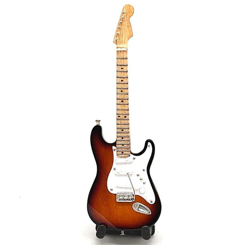 MINIATURE BABY GUITAR JIMI HENDRIX SUNBURST 15CM