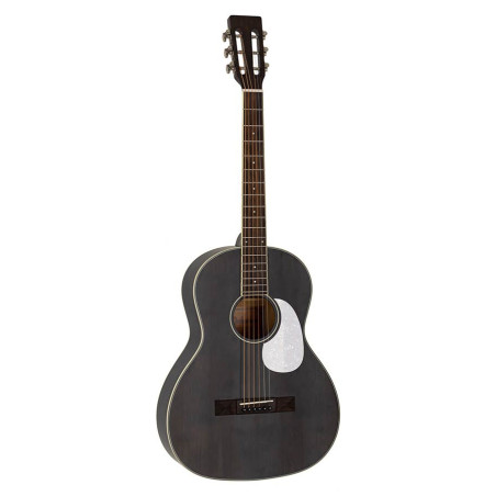 GUITARE FOLK RICHWOOD HERITAGE SERIE PARLOR TABLE EN CEDRE MASSIF NOIRE HSP-35-MBK