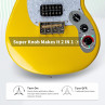 GUITARE ELECTRIQUE FLAMMA E1000 GUITARE DSP CYBER YELLOW