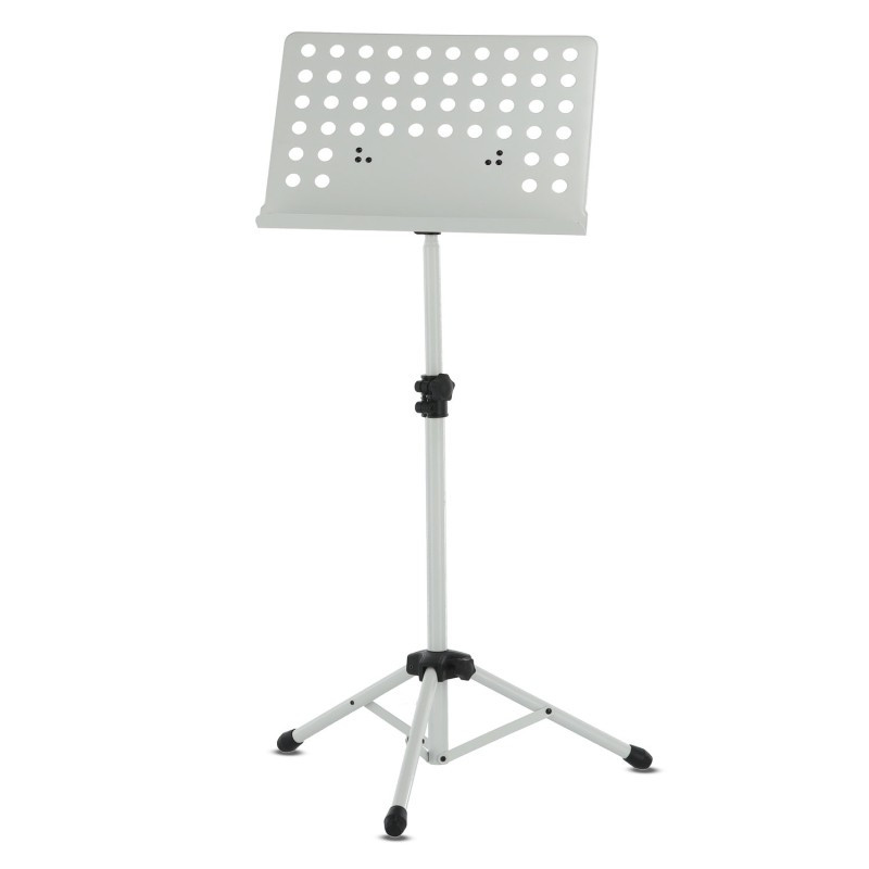 PUPITRE ORCHESTRE PLATEAU PERFORE BLANC OMS10WH